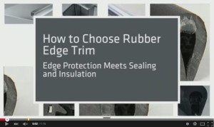 Rubber Edge Trim, Self-Adhesive Rubber Edge Trim, Edge Protector