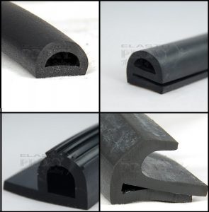 Gasket Shapes for Extruded Rubber Seals
